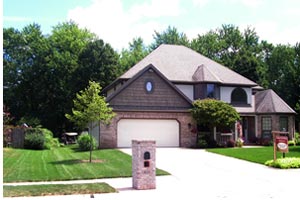 Four Bedroom 2 1/2 bath with basement at 410 N. Constitution Ave Goshen, Indiana Front of House For Sale - Goshen Indiana
